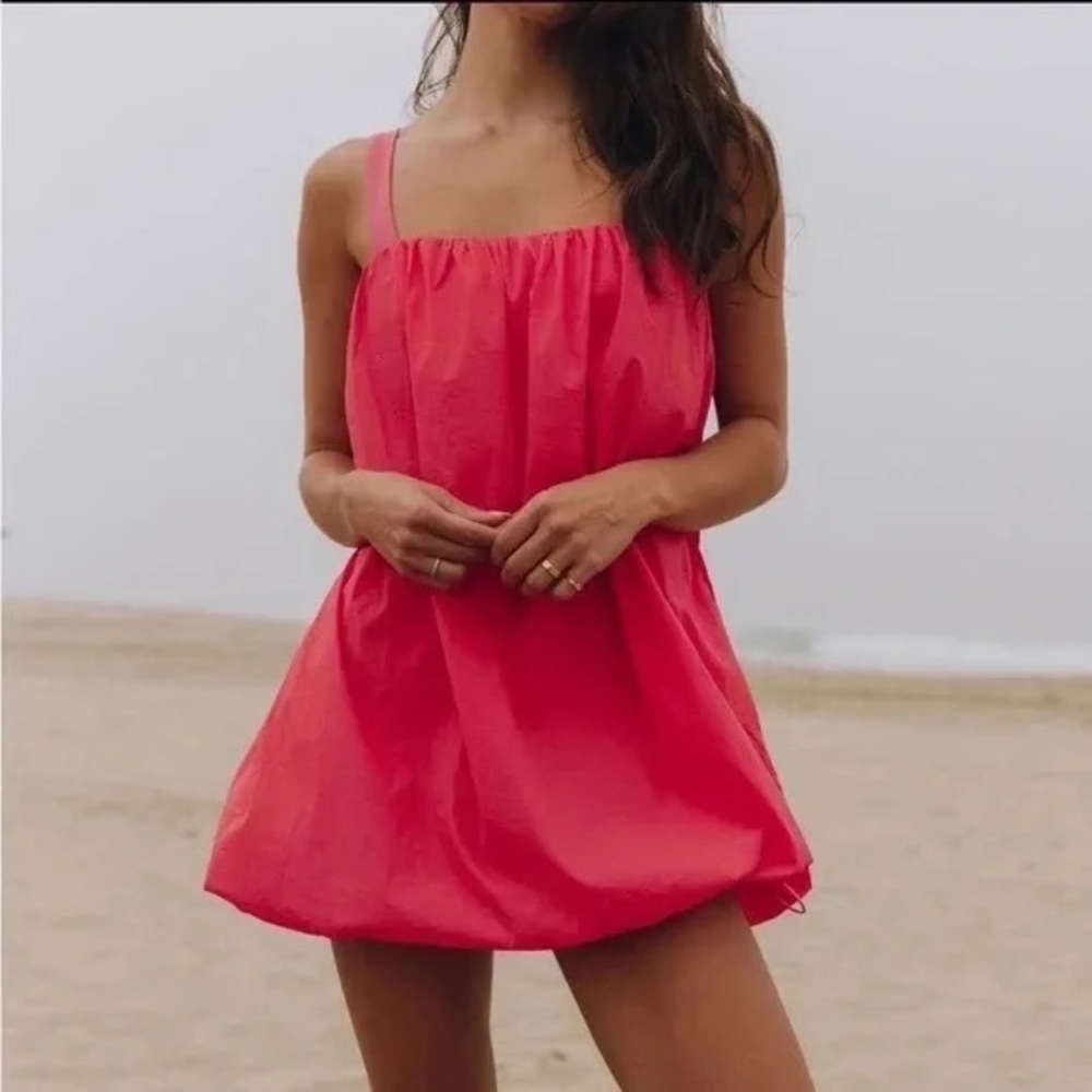 Daily Drills Pink Mini Dress